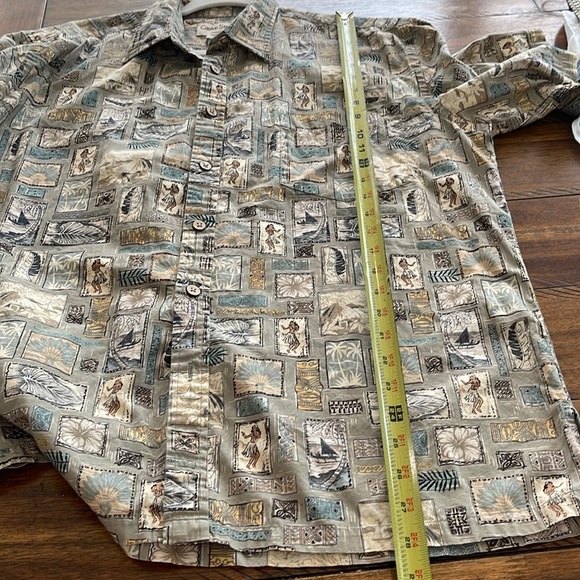 Cooke Street Honolulu Hawaiian Aloha button down shirt size Large - Picture 8 of 11